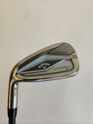 Callaway Paradym Ai Smoke HL Lefthanded LH Single 7 Iron Cypher 5.0 Senior Graph