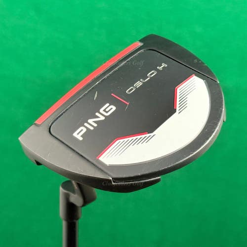 LH Ping OSLO H Black Dot 2021 35" L-Neck Mallet Putter w/ Super Stroke & HC