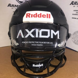 NEW RIDDELL ADULT AXIOM ADULT HELMET - SIZE 6 3/4" - FLAT BLACK