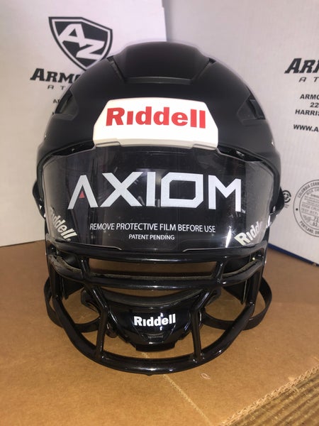 NEW RIDDELL ADULT AXIOM ADULT HELMET - SIZE 6 3/4" - FLAT BLACK