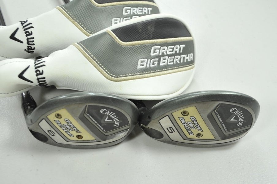 Callaway Great Big Bertha 2023 5 and 6 Hybrid Set Senior RH Graphite # 198958
