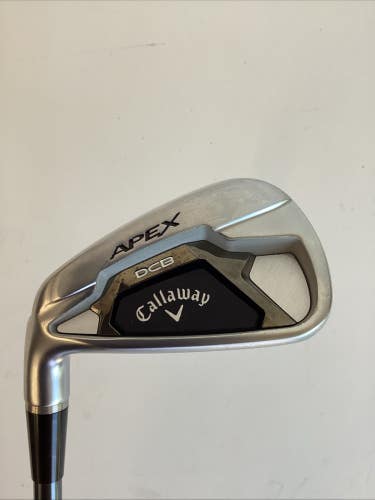 Callaway Apex DCB Lefthanded LH Single 7 Iron Demo Recoil F3 Regular Graphite