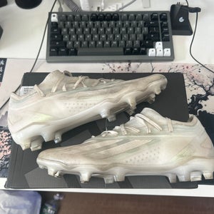 White Men's Size M 8.0 (W 9.0) Adidas X crazyfast.2 FG Turf Cleats Cleats (Used)