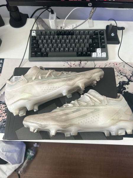 White Men's Size M 8.0 (W 9.0) Adidas X crazyfast.2 FG Turf Cleats Cleats (Used)
