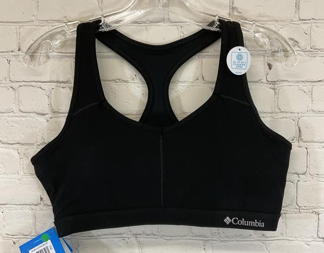 Columbia RCW1137 Women's OMNI FREEZE ZERO Racerback Sports Bra Black Medium