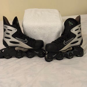 Vintage Nike Zoom Air Senior Men's Inline Roller Hockey Skates 11.5D