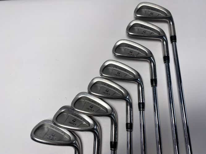 TaylorMade 360 Iron Set 4-PW+SW S-90 Stiff Steel Mens RH