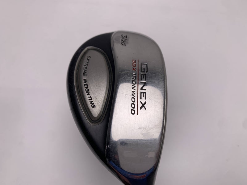 Nickent 3DX Ironwood 3 Hybrid 20* SpeedRated 75 75g Stiff Graphite Mens RH