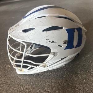Duke Lacrosse STX Rival Helmet - Game Worn