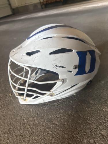 Duke Lacrosse STX Rival Helmet - Game Worn