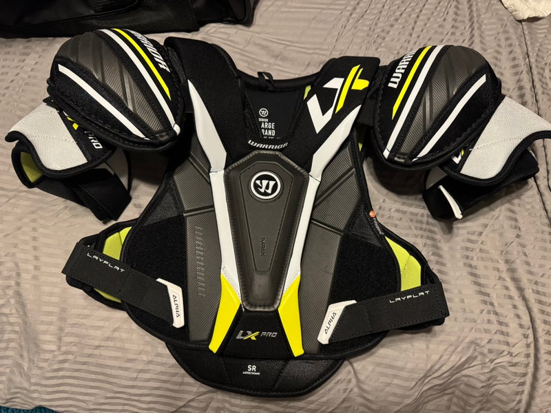Senior Large Warrior ALPHA LX PRO Shoulder Pads (Used)