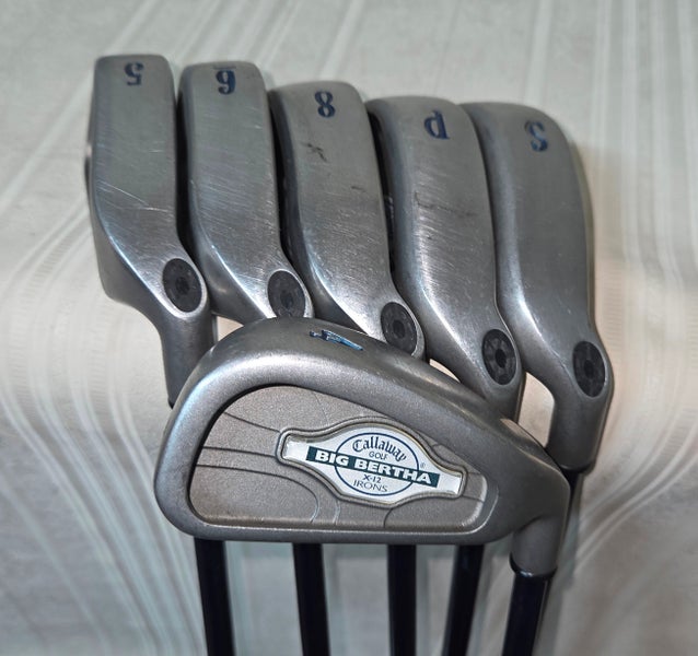 Callaway Big Bertha X-12 Iron Set 4,5,6,8,PW,SW Callaway Ladies Gems Womens Flex