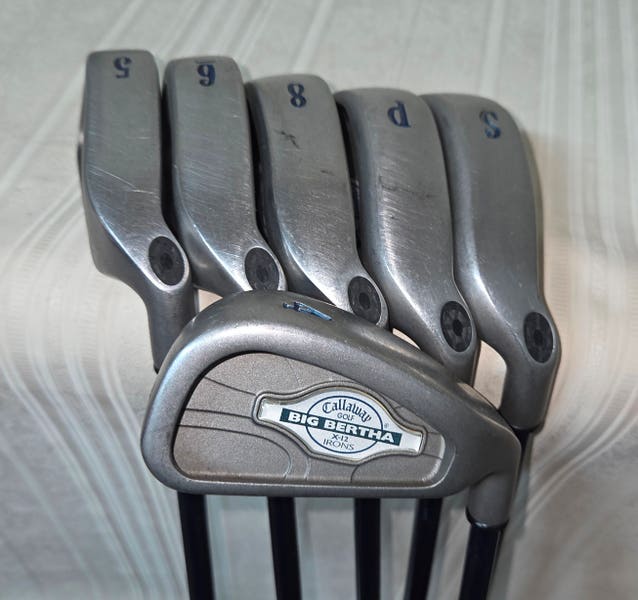 Callaway Big Bertha X-12 Iron Set 4,5,6,8,PW,SW Callaway Ladies Callaway Big Bertha X-12 Iron Set 4,5,6,8,PW,SW Callaway Ladies