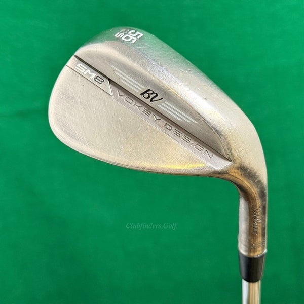 Titleist Vokey SM8 Brushed Steel 56-10S 56 Sand Wedge Vokey Design Steel Wedge