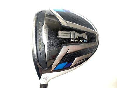 Taylormade SIM MAX-D 3 Fairway Wood 16* UST Mamiya Helium 5F3 Regular Mens LH