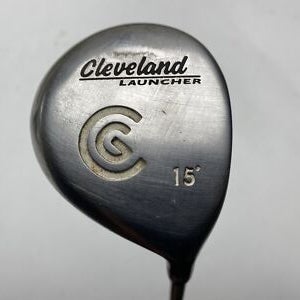 Cleveland Launcher Fairway Wood 15* True Temper Fairway Lite Stiff Steel Mens RH