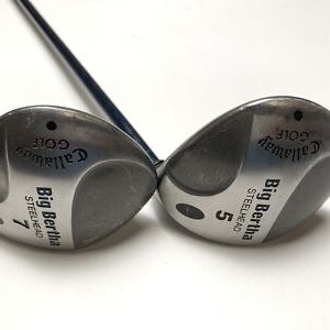 Callaway Steelhead 5 & 7 Fairway Wood Set 18* 21* Ladies Gems 99 Ladies Womens