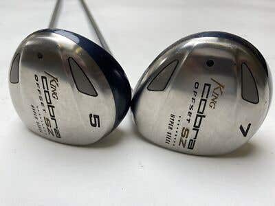 Cobra SZ Offset 5 & 7 Fairway Wood Set 18* 21* Aldila HM Tour Ladies Womens RH