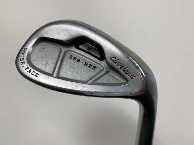 Cleveland 588 RTX CB Satin Chrome Lob Wedge LW 58* 12 DG Wedge Steel Mens RH