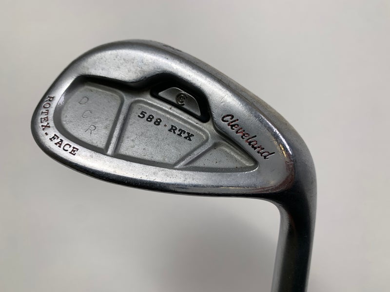Cleveland 588 RTX CB Satin Chrome Lob Wedge LW 58* 12 DG Wedge Steel Mens RH