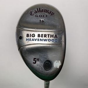 Callaway Big Bertha Heavenwood 5 Hybrid 26* Gems 55 Ladies Graphite RH