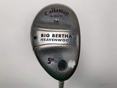 Callaway Big Bertha Heavenwood 5 Hybrid 26* Gems 55 Ladies Graphite RH