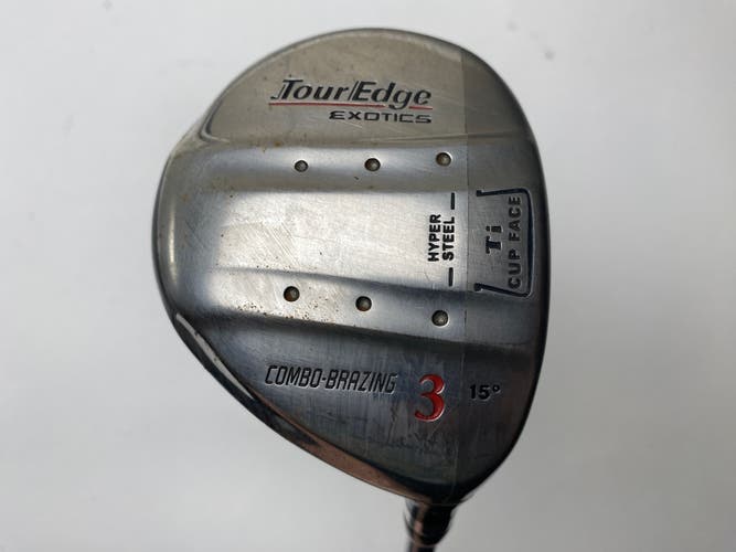 Tour Edge Exotics 3 Fairway Wood 15* Fujikura High Launch System 66g Regular RH