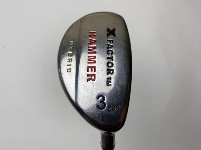 X Factor Hammer 3 Hybrid 20* Regular Graphite Mens RH