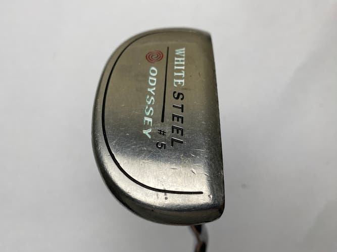 Odyssey White Steel 5 Putter 33" SuperStroke Mid Slim 2.0 Mens RH