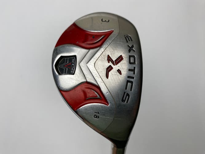 Tour Edge Exotics XCG 3 Hybrid 18* Graphite Design Tour AD 70g Regular RH
