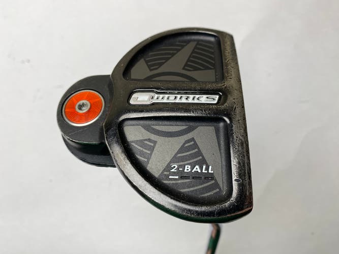 Odyssey O-Works 2-Ball Putter 35" SuperStroke Mid Slim 2.0 Mens RH