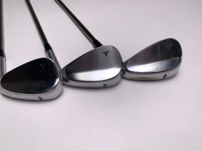 Kyoei Prototype Chrome Japan Wedge Set 52* | 56* | 60* Wedge Steel Mens RH