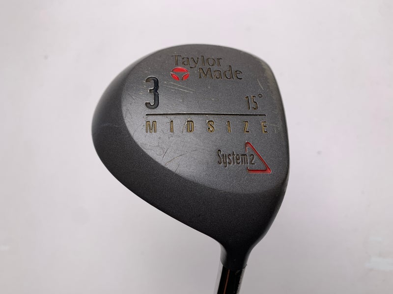 Taylormade System 2 3 Fairway Wood 15* Flex Twist Plus Stiff Graphite Mens RH