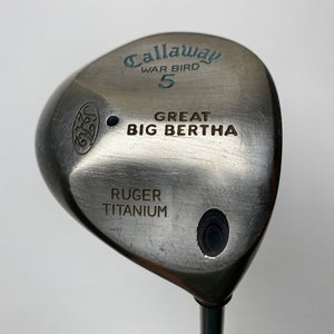 Callaway Big Bertha Warbird 5 Fairway Wood 18* Gems Ultra Light Ladies RH