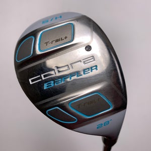 Cobra Baffler T Rail Womens 5 Hybrid 28* Graphite Design Tour AD G 50g Ladies RH