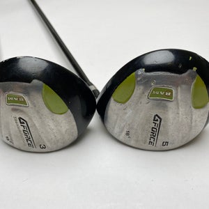 Ram G Force 3 & 5 Fairway Wood Set 15* 18* G Force Teen Graphite Junior RH