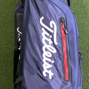Titleist Club 14 Cart Bag Blue 14-Way Divide Single Strap Golf Bag
