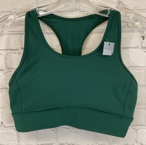 Women's DAW23702 Crossback Compression Stretch Bra Field Green Small