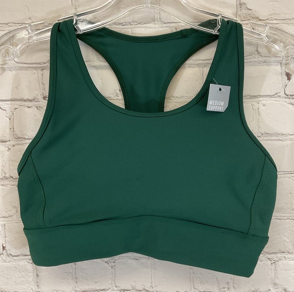 Women's DAW23702 Crossback Compression Stretch Bra Field Green Small