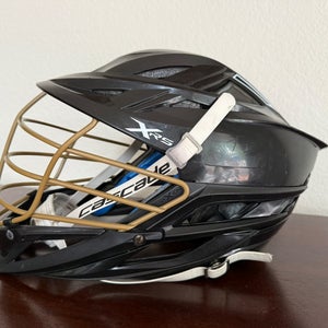 Cascade XRS Lacrosse Helmet - Black/Gold - Adult Size