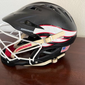 Game Worn Hill Academy Warrior Evo Helmet