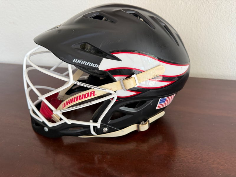 Game Worn Hill Academy Warrior Evo Helmet