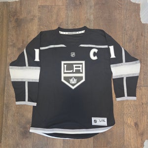 Black Large/Extra Large Kids Unisex LA Kings Kopitar Jersey (New)