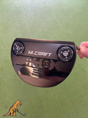 Mint Mizuno M-Craft Omoi 03 Black 35 Mallet Putter + HC