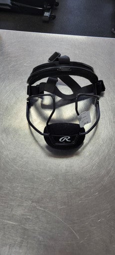 Used Rawlings HI VIZ BB/SB Fielders Mask Black One Size 11497-S000150483