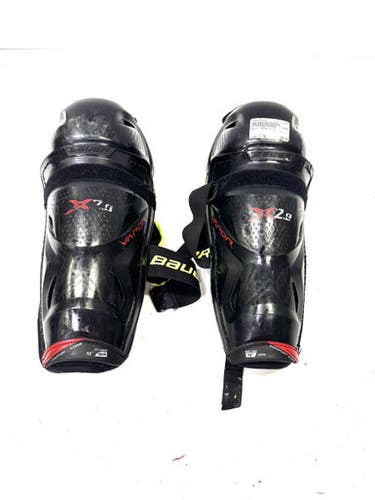 Used Bauer VAPOR X2.9 Intermediate Shin Guards Black 13" 11860-S000294658