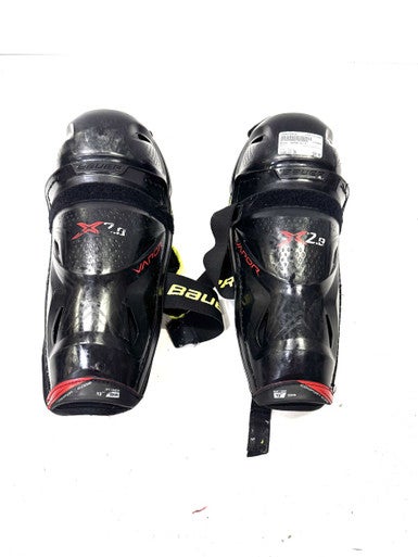 Used Bauer VAPOR X2.9 Intermediate Shin Guards Black 13" 11860-S000294658