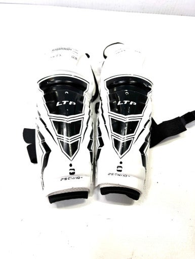 Used CCM LTP Junior Shin Guards White 10" 11860-C000294644