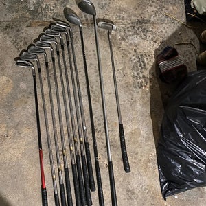 Golf Set Of Old School King Cobra Oversized II Irons, Callaway D, Adams PW, 5W, Odyssey P
