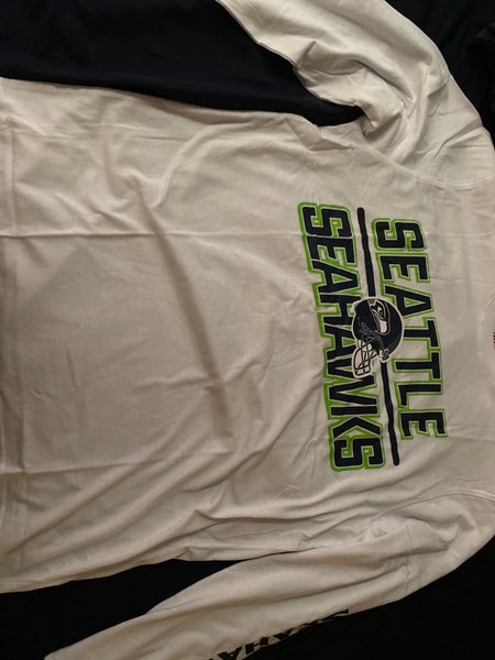 White Large Men's Long Sleeve Shirt (New)